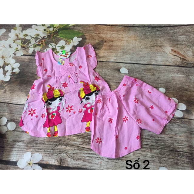 Freeship 99k TQ_Set bộ đồ tone bé gái