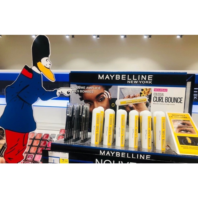Sale 185k 💮Mascara Maybelline Curl Bounce làm dày và giữ mi cong không lem không trôi💮