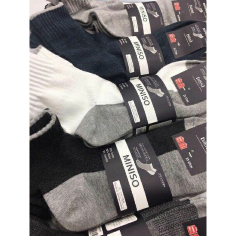 [Combo 2 đôi 20k] Tất Cổ Ngắn - Vớ Chống Hôi Chân Miniso - HÀNG CHUẨN LOẠI 1 THƯƠNG HIỆU MINISO