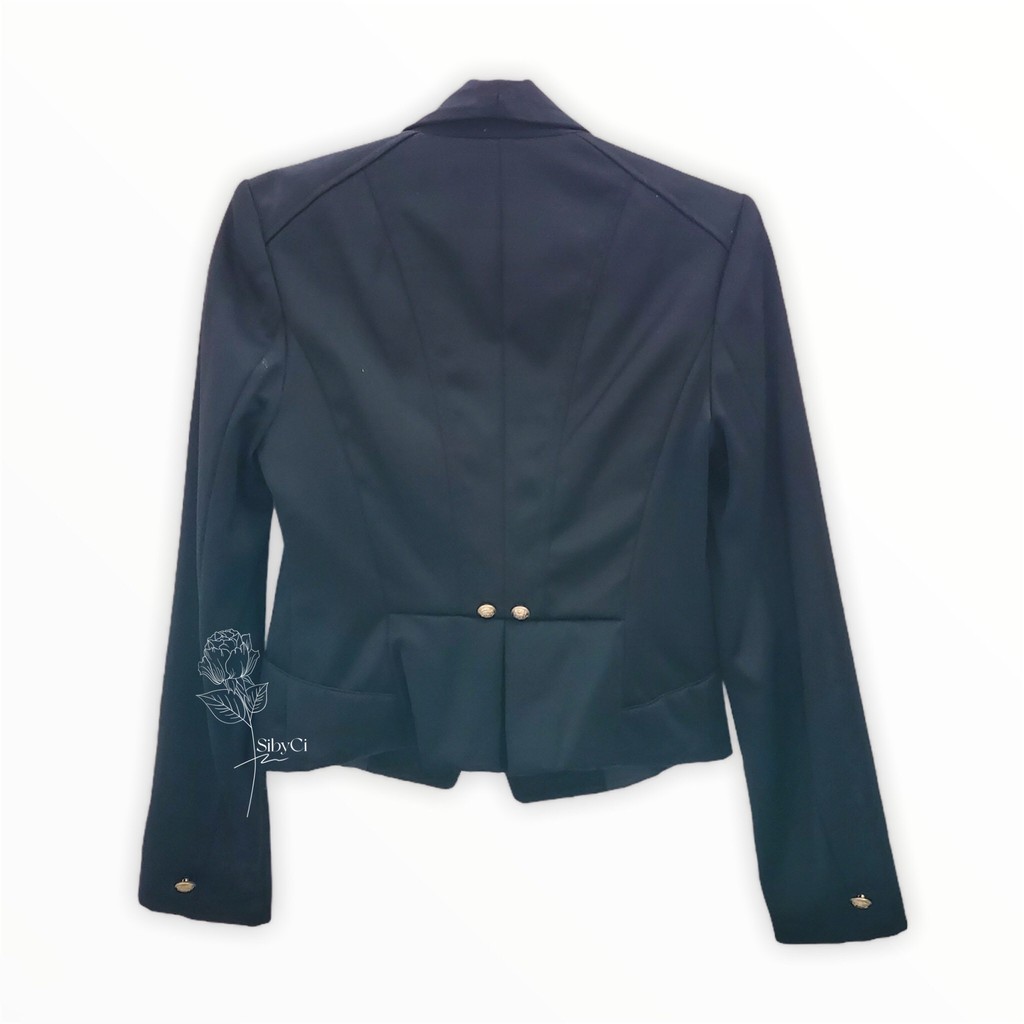 blazer phối cổ lụa(hình thật shop chụp)