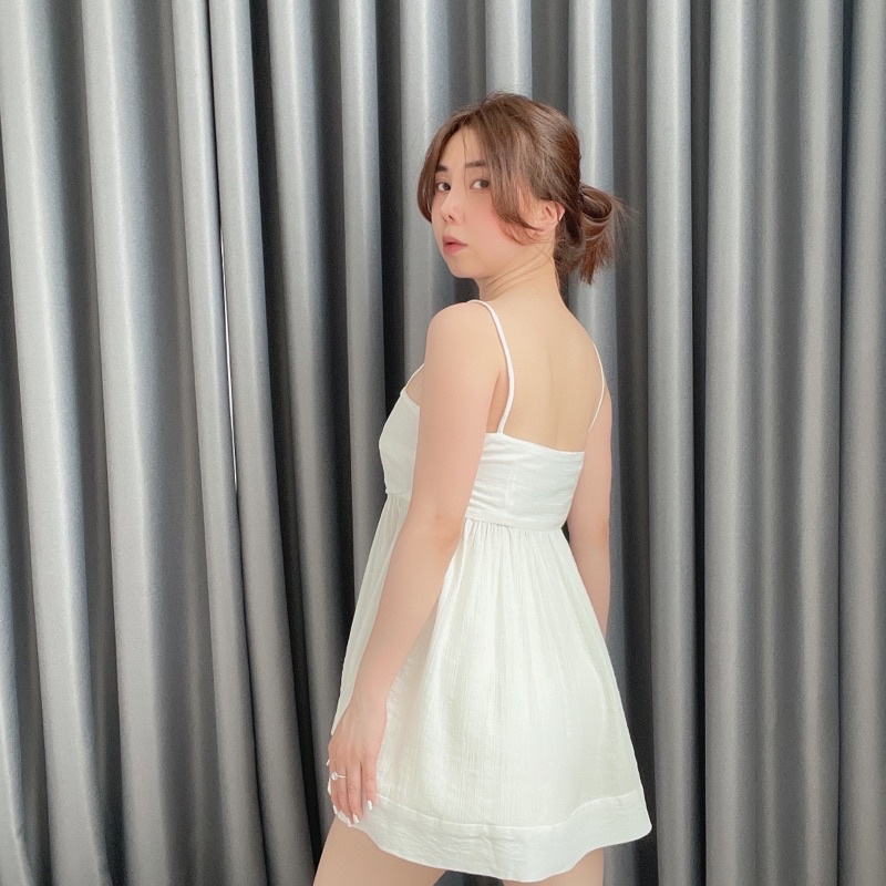 ÁO 2 DÂY TƠ HD PARIS DÁNG BABYDOLL RẤT XINH VNXK ĐẸP