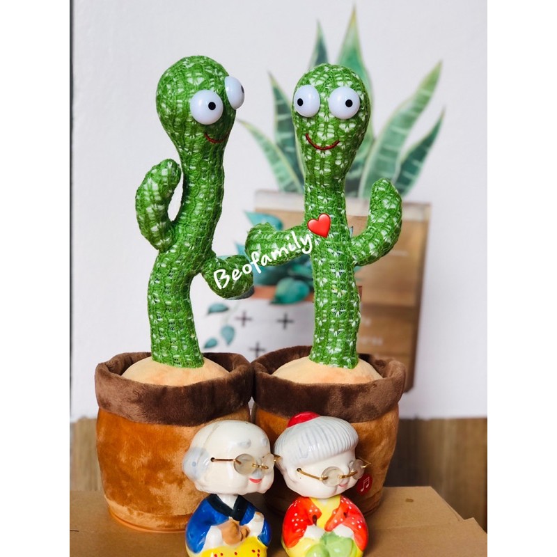 🌵Xương Rồng Nhảy Múa, Phát triển kĩ năng, Ghi Âm, Nhại Giọng,120 Bài Hát,Sạc Cổng USB - BEOFAMILY