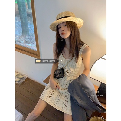 Đầm Dệt Kim Không Tay Cổ Chữ V Thời Trang Dành Cho Nữ