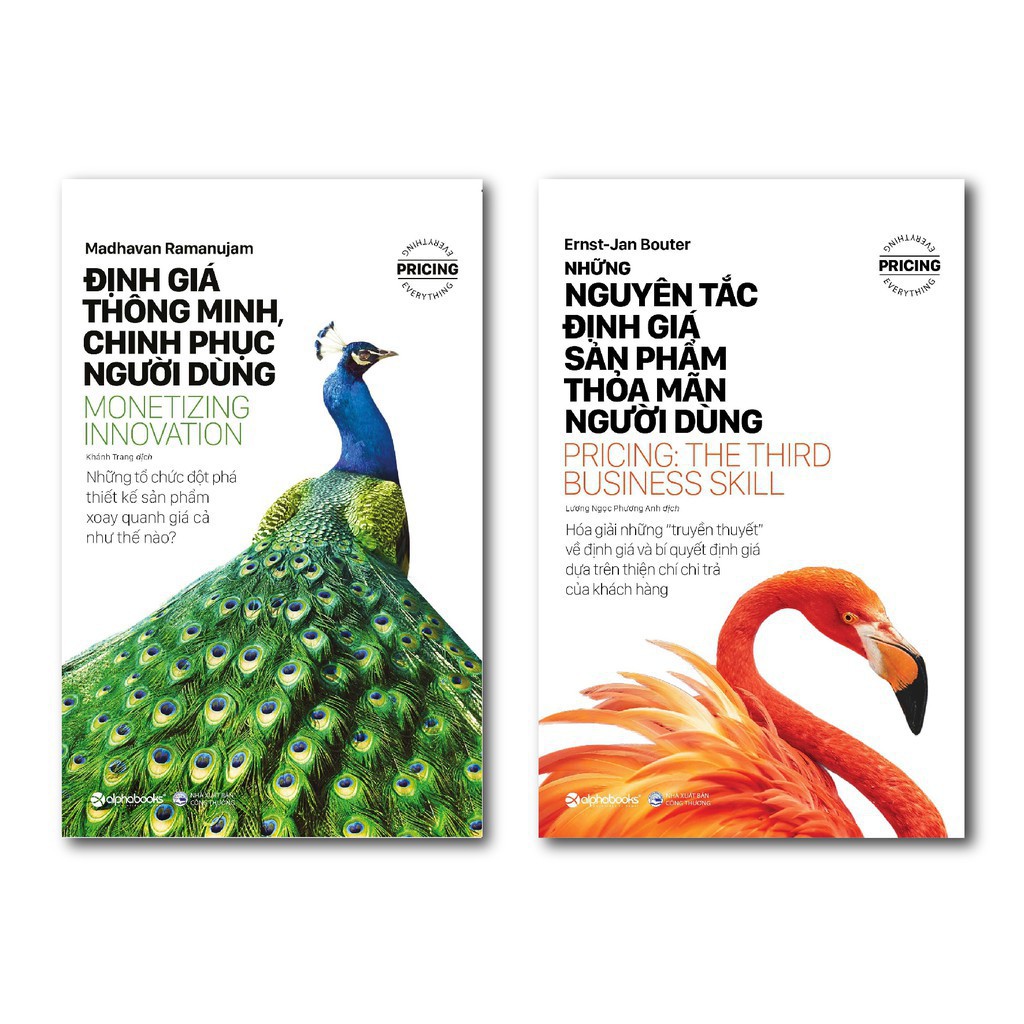 Sách - Combo Định Giá Thông minh Và Nguyên Tắc Định Giá Thỏa Mãn Người Dùng [AlphaBooks]