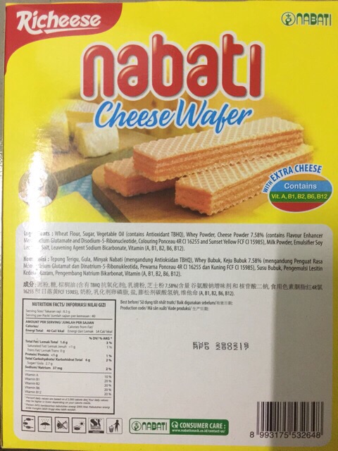 Bánh Xốp phô mai Nabati 20 thanh