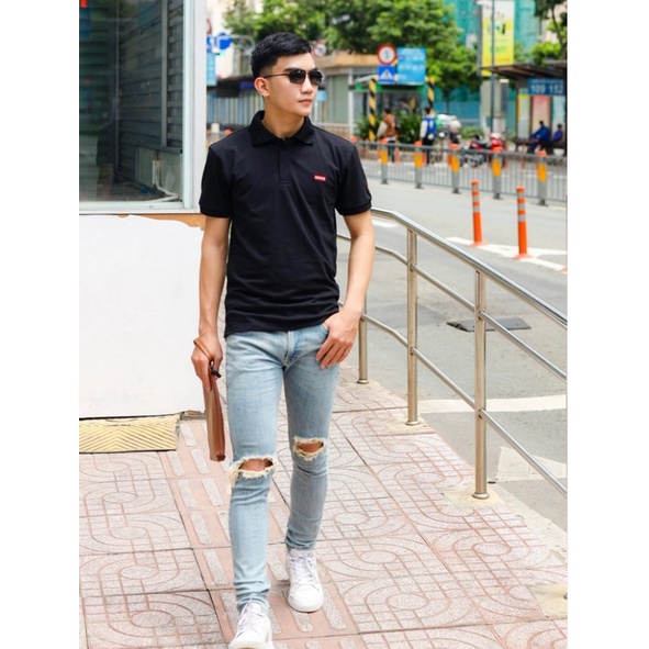 COPremium HAVIAS áo thun polo vải Spandex Crocodile Cotton 100% Premium nhập khẩu