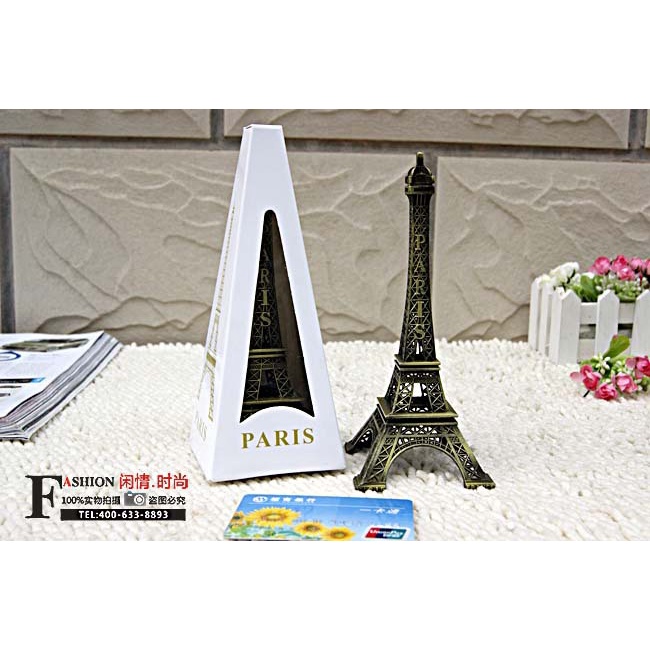 Mô hình tháp Eiffel bằng kim loại, móc khoá, để bàn, decor, trang trí bàn làm việc, làm quà tặng vừa đẹp vừa sang
