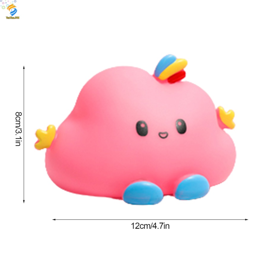 Đèn Ngủ Silicone 3YUN Hình Đám Mây Dễ Thương Có Thể Sạc Lại Cho Phòng Bé Gái