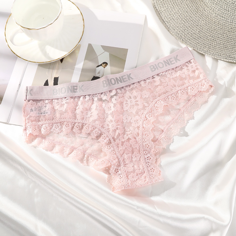 Quần lót LEVAO ren mềm mại thoáng khí quyến rũ dành cho nữ