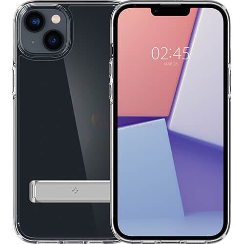 Ốp lưng chống sốc tích hợp chân đế hỗ trợ sạc không dây Spigen Ultra Hybrid S iP 14 Series - Hàng chính hãng