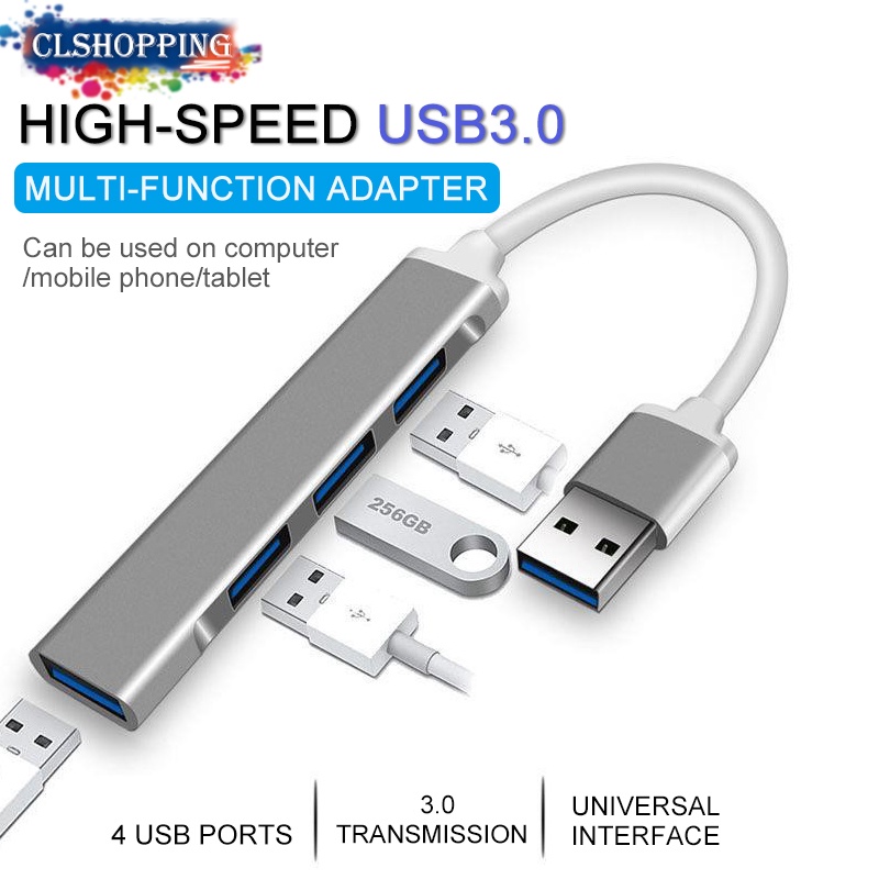 Đầu chia cổng cắm Usb 3.0 bằng hợp kim chuyên nghiệp cho máy tính xách tay | BigBuy360 - bigbuy360.vn