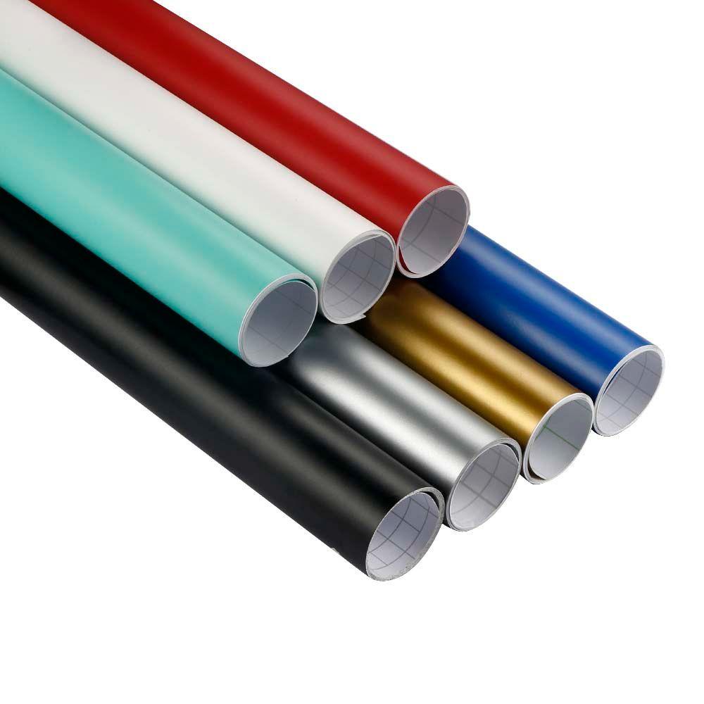 Miếng Dán Trang Trí Xe Hơi Bằng Vinyl Màu Nhám Sang Trọng