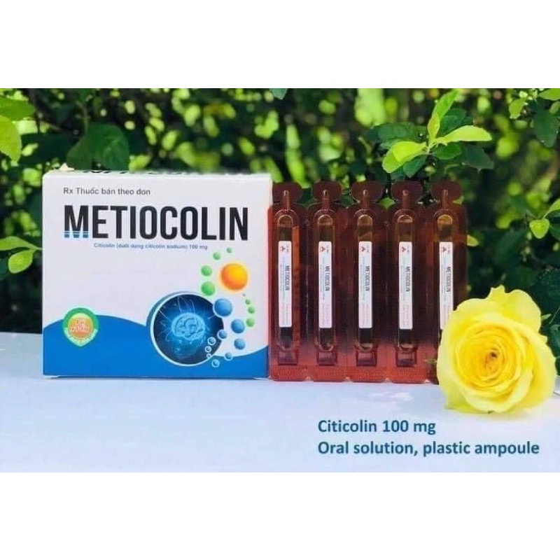 Metiocolin ( Citicolin cho người lớn và trẻ em) Hộp 20 ống