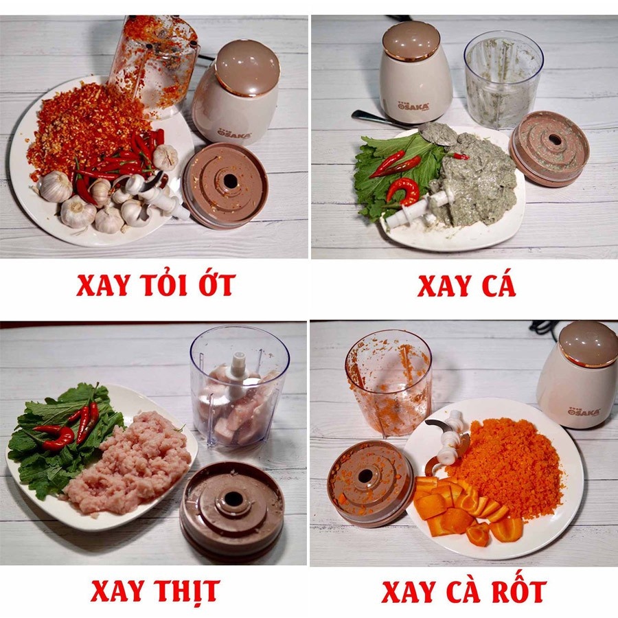 Máy xay sinh tố - Máy xay thịt xay đá Osaka Japan đa năng