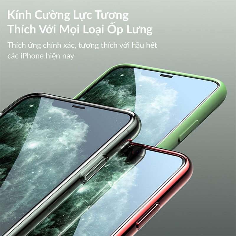 Miếng Dán Cường Lực KINGKONG 3D Full Màn Hình Cho iPhone 13 Pro Max 12 Pro Max 11 Pro Max Xs Max 8 Plus 7 Plus Njoyshop