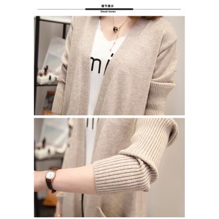<ORDER>Áo Khoác Cardigan Dáng Dài