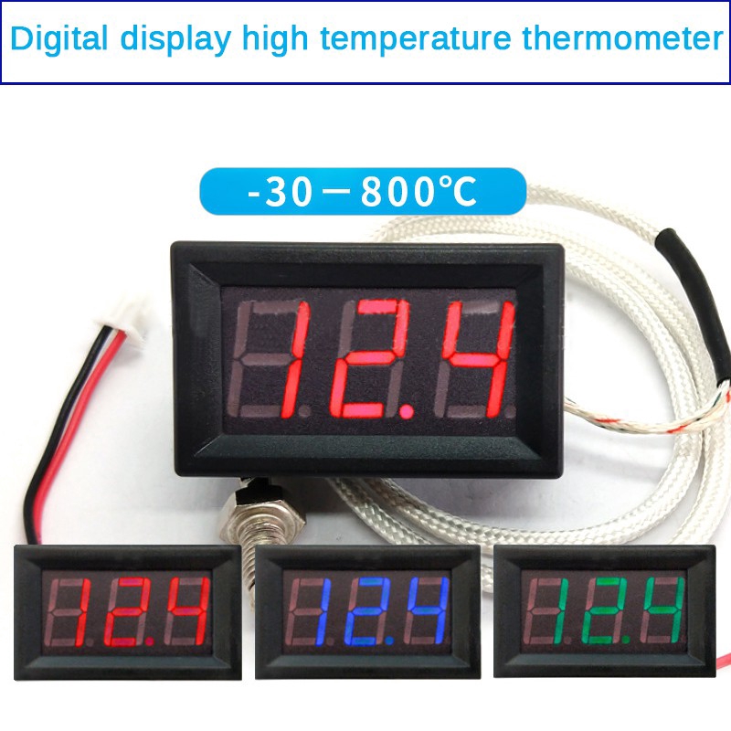 XH-B310 Màn hình kỹ thuật số Nhiệt kế nhiệt độ cao Loại K Cặp nhiệt điện Nhiệt kế kỹ thuật số công nghiệp