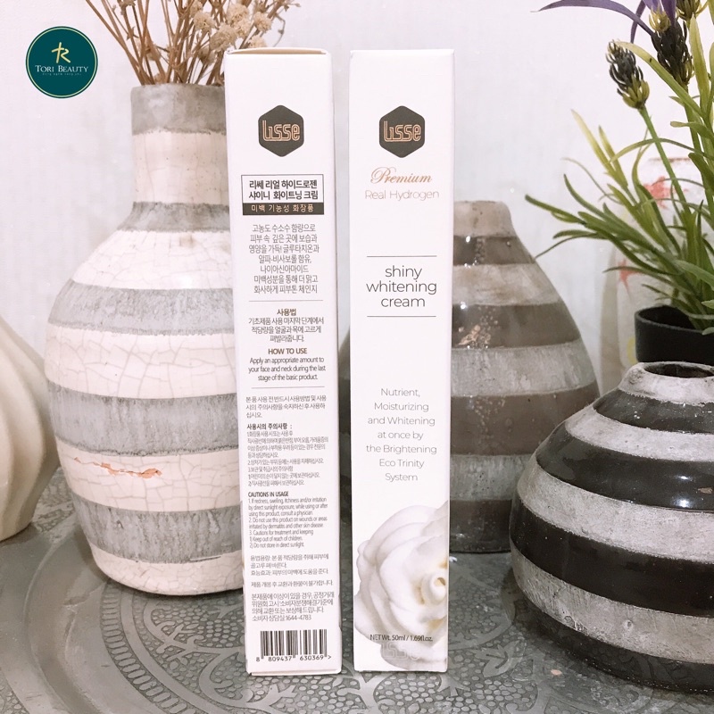 Kem Dưỡng Trắng Da Lisse Real Hydrogen Shiny Whitening Cream 50ml