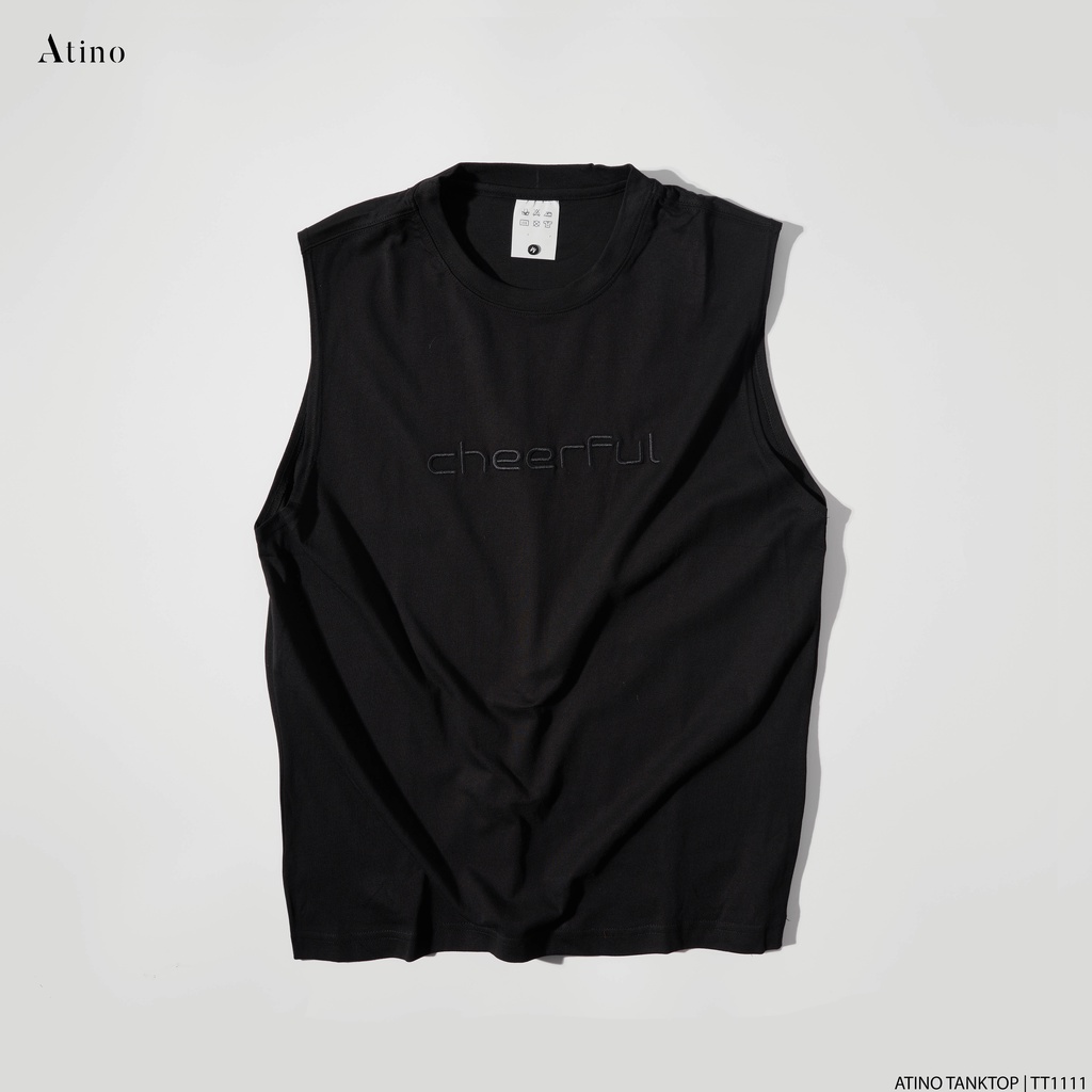 Áo Tank Top Nam CHEERFUL ATINO Chất Cotton Thoáng Mát form Regular TT1111