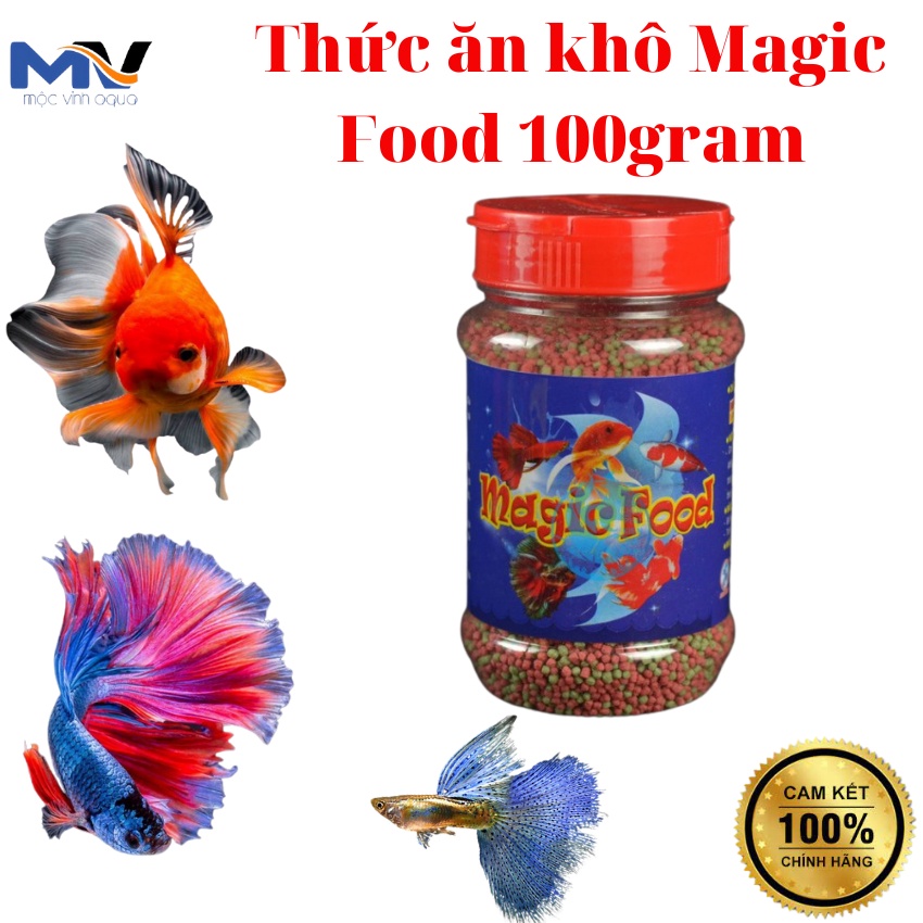 Thức ăn khô Magic Food dành cho cá cảnh hộp 100gram