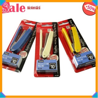 1 dập gim plus 10 kèm 2 vỉ ruột gim - hàng xịn công ty chuẩn