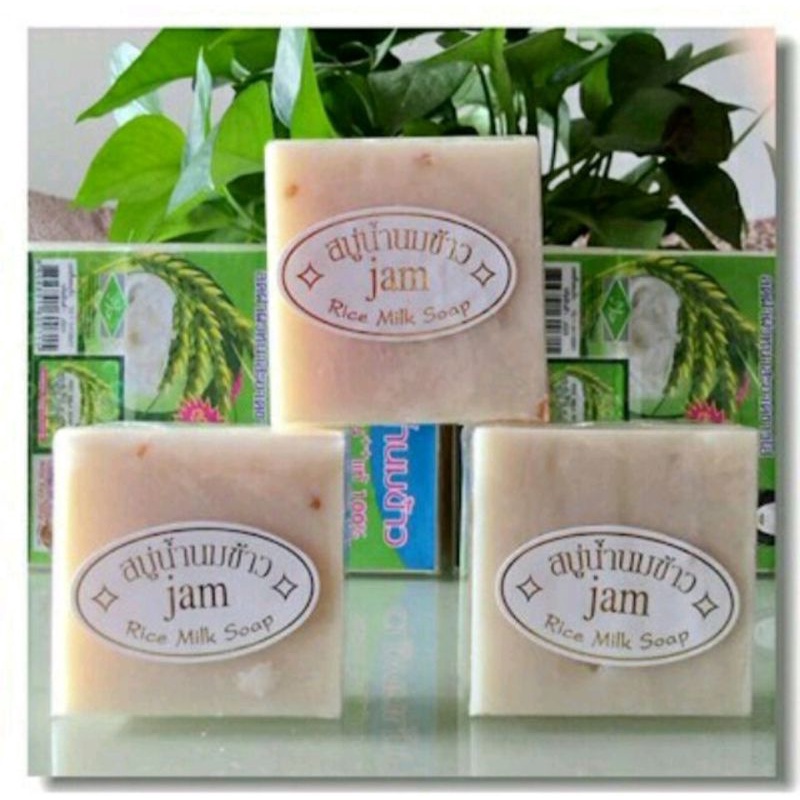 Xà Phòng Cám Gạo - Xà Bông Kích Trắng Da 65gr Jam Rice Milk Soap Thái Lan | BigBuy360 - bigbuy360.vn