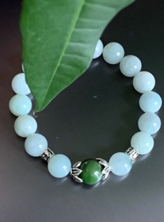 Charm Bạc Chụp hạt đá 10li