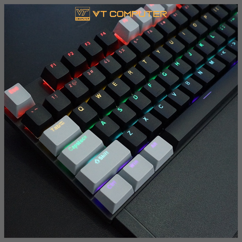 Bàn Phím Cơ Gaming Spartan / TC 3218 / Led Rainbow / Kê Tay Tháo Rời / Aoyeah / Bảo Hành 12 Tháng