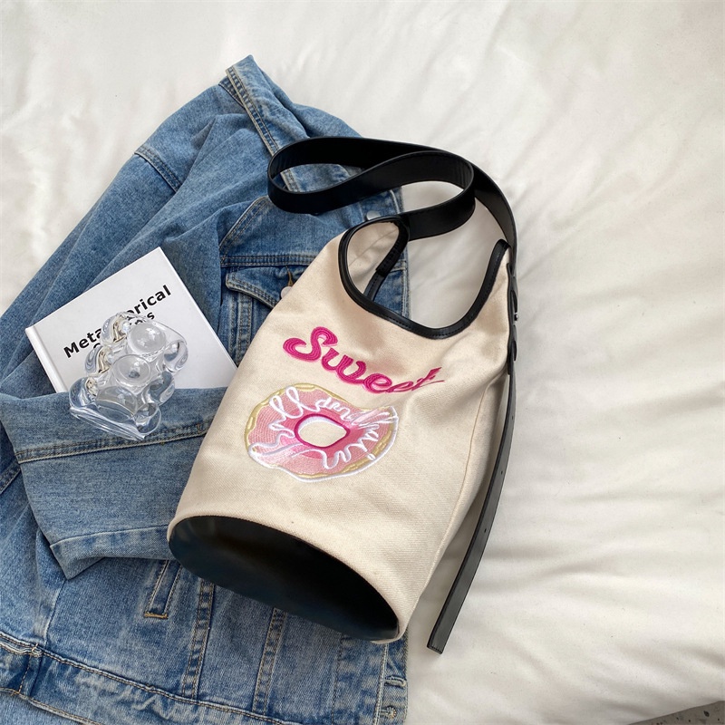Túi Đeo Vai canvas Dễ Phối Đồ Thời Trang Cho Nữ