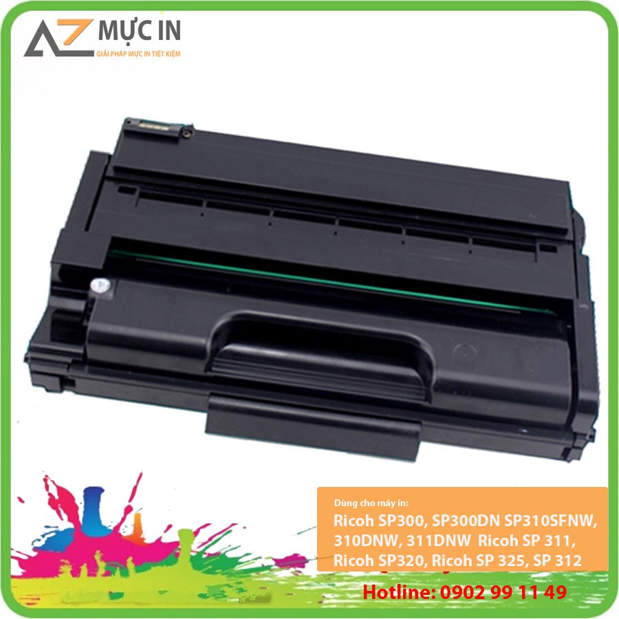 [Giá Rẻ - Mực Tốt] Hộp mực máy in Ricoh Sp 310, Sp311, Sp325 chất lượng, đậm đẹp in được 3000 trang