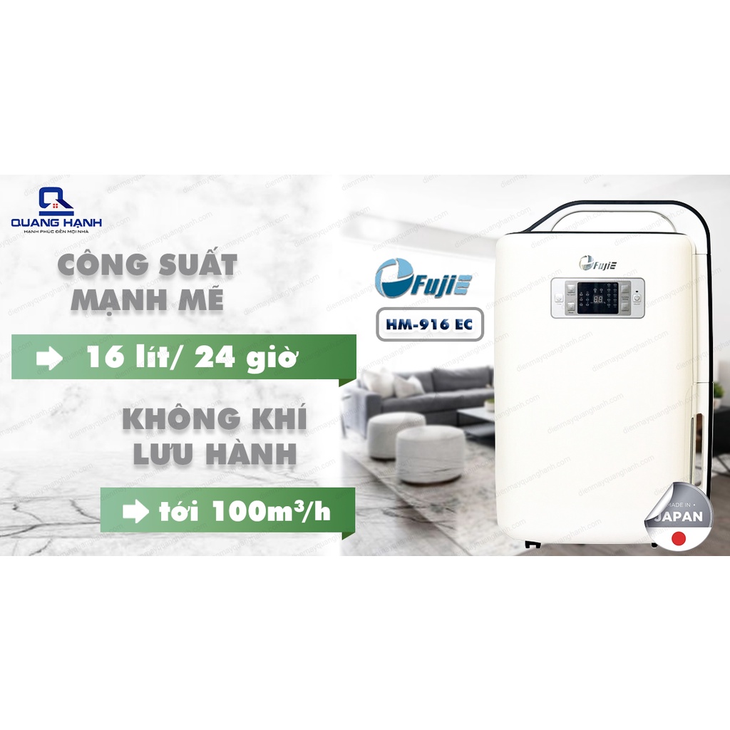 Máy hút ẩm Fujie HM-912EC-N | HM-914EC | HM-916EC | HM- 918EC