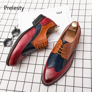 Noble vintage leather shoes for men