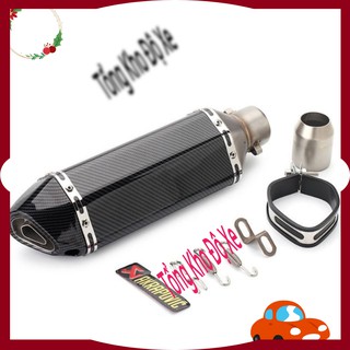 Lon pô Akrapovic lục giác Carbon.Tặng full phụ kiện