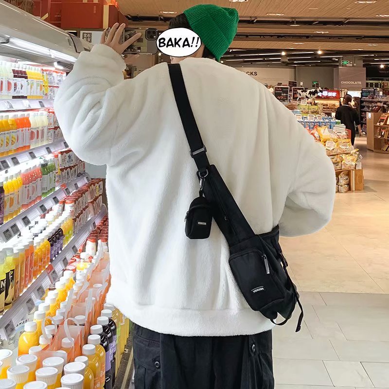 Áo len nam dài tay cổ tròn màu sắc thời trang