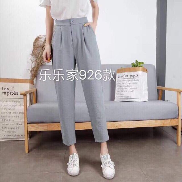 Quần baggy đũi tơ cực đẹp cực mát