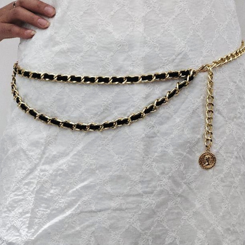 Dây Xích 1 / 2 Lớp Đeo Thắt Lưng Quần Trang Trí Cho Thanh Thiếu Niên