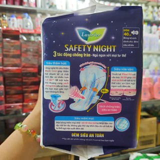 Băng Vệ Sinh Laurier ban đêm 8 Miếng 40Cm