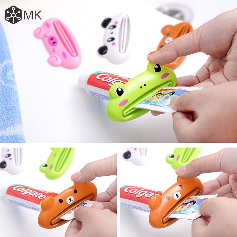 Dụng cụ bóp kem đánh răng, dụng cụ nặn kem đánh răng, nặn tuýp kem hình thú cực xinh yêu