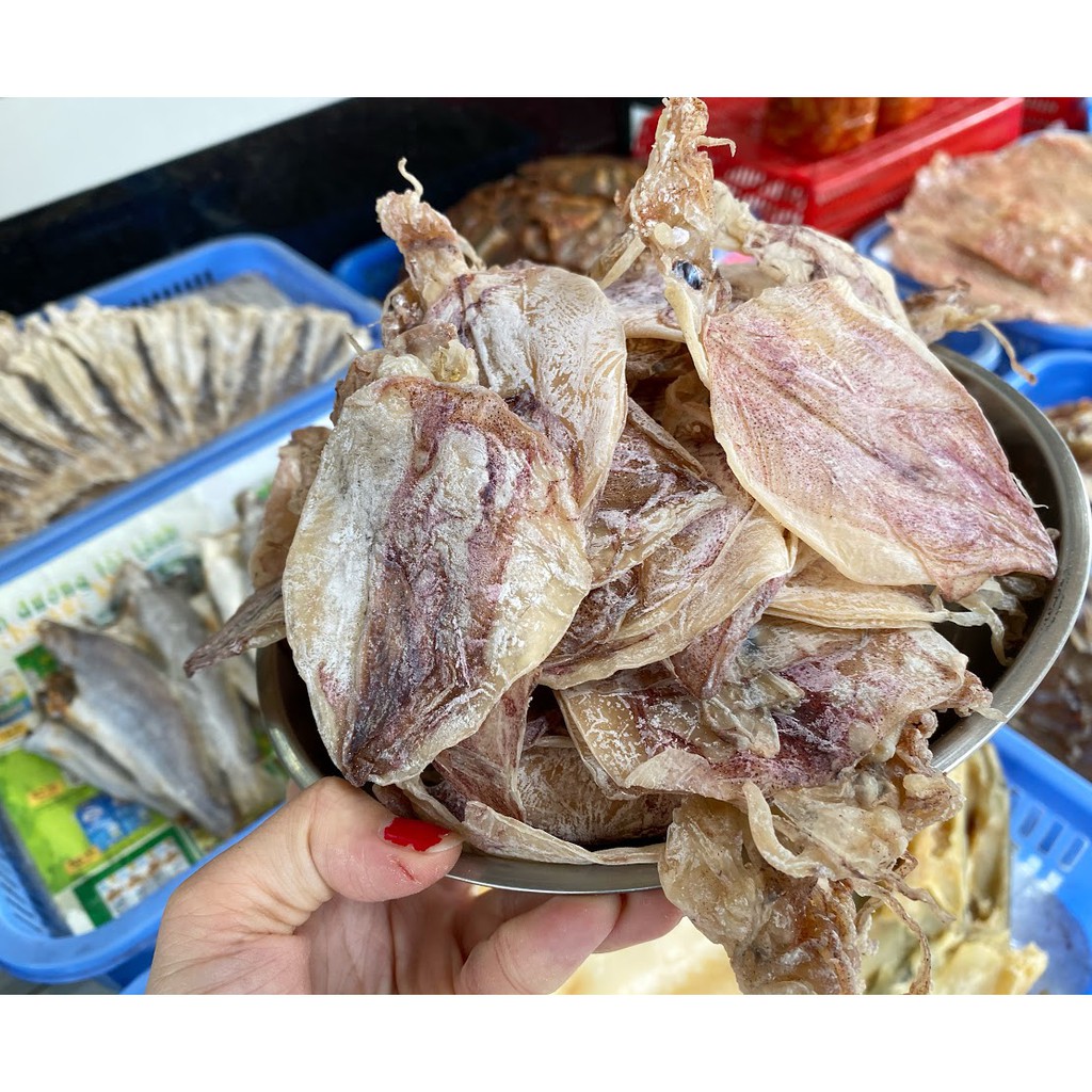 500GAM KHÔ MỰC NHỎ NẤU CANH SIZE 100-120CON/KG