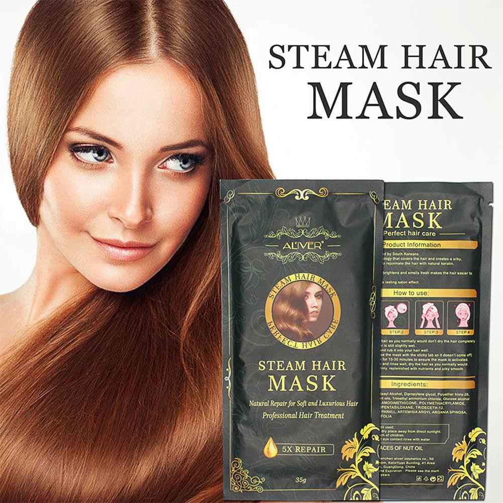 Aliver Automatic Steam Hair Mask Practical Hair Care Mask for Moisture Tool