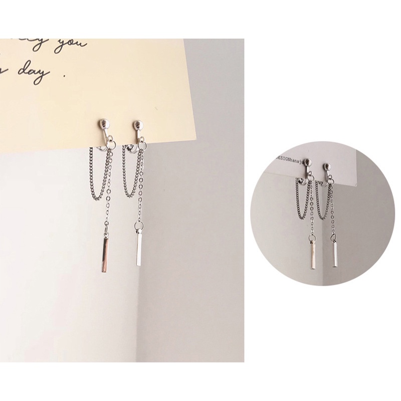 Bông tai dáng dài kiểu dáng cá tính B22 Give.love shop bông tai đi dự tiệc