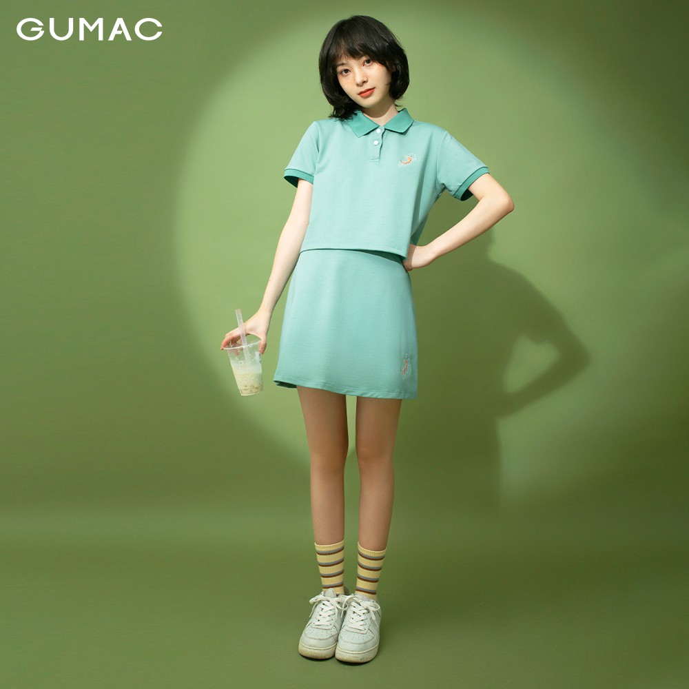 Chân váy nữ dáng chữ A cơ bản GUMAC đủ màu, đủ size, thiết kế basic VB315 | BigBuy360 - bigbuy360.vn