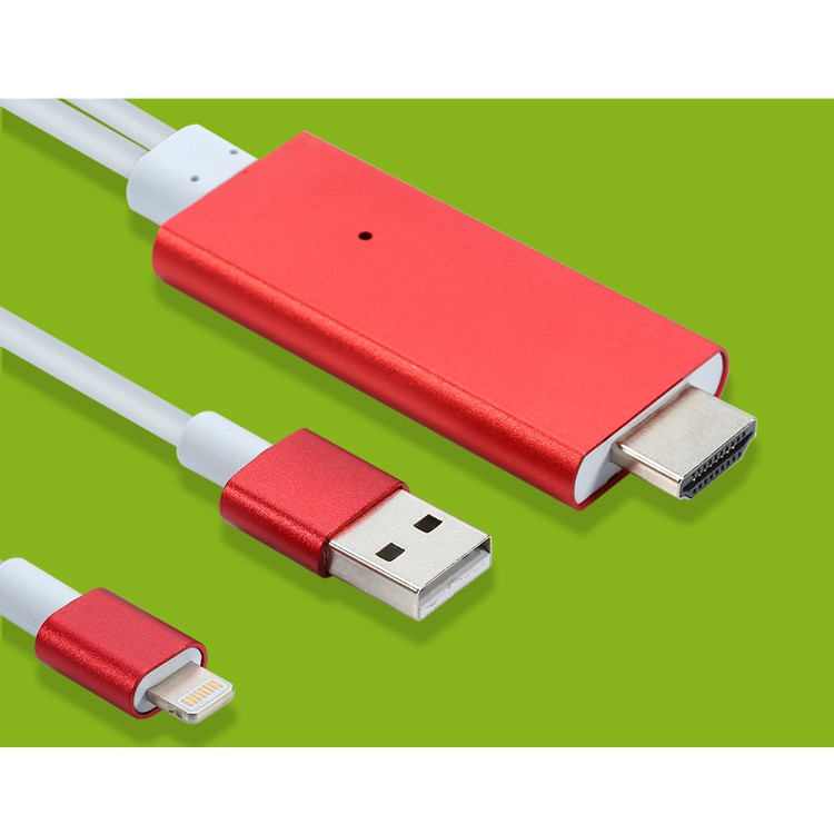 Cáp Lightning ra HDMI cho Iphone 5 6 iPad lên HDTV