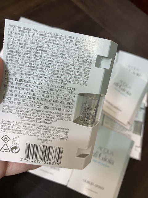 Mẫu thử nước hoa Acqua Di Gioia edp | BigBuy360 - bigbuy360.vn