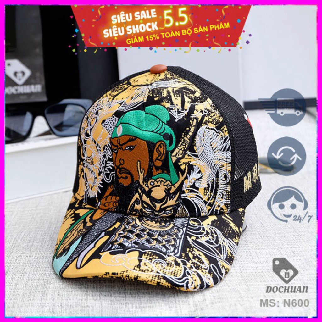 Nón Quan Vũ siêu chất siêu ngầu cho tín đồ Quan Vũ chuẩn hàng VNXK,full size