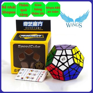 [NHỰA AN TOÀN + QUÀ TẶNG] Rubik 12 Mặt Khối Lập Phương Megaminx Qiyi, Nhựa ABS, Xoay Trơn, Không Kẹt, Không Rít