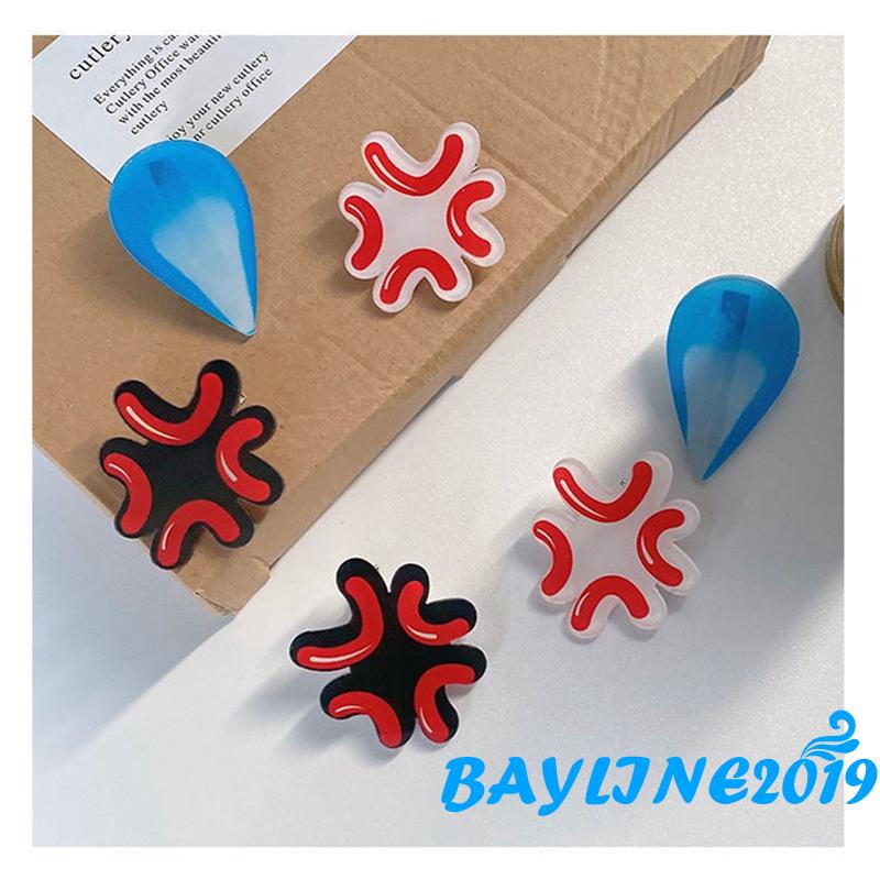 BAY-Kẹp tóc bên hông hình giọt nước vui nhộn cá tính cho nữ