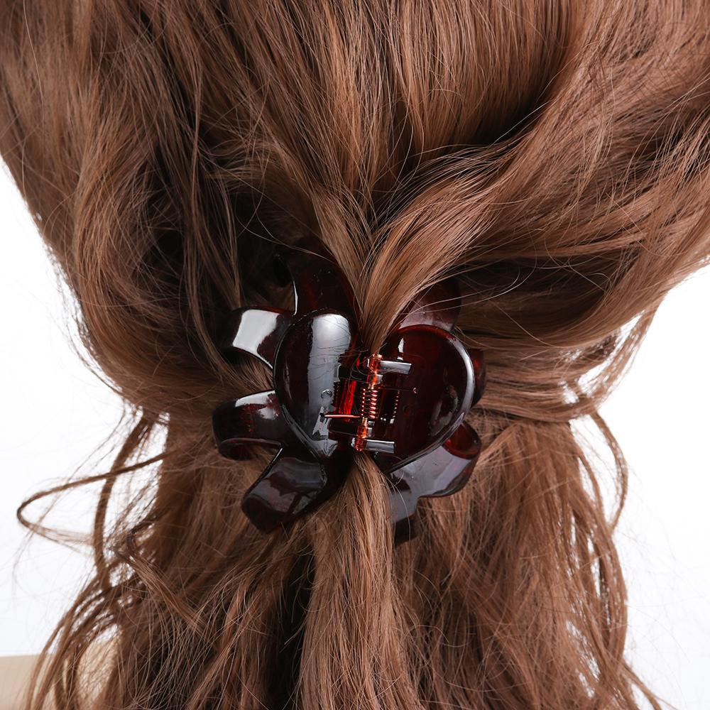 Kẹp Tóc Acrylic Hình Bướm Tạo Kiểu Tóc Sành Điệu Cho Nữ