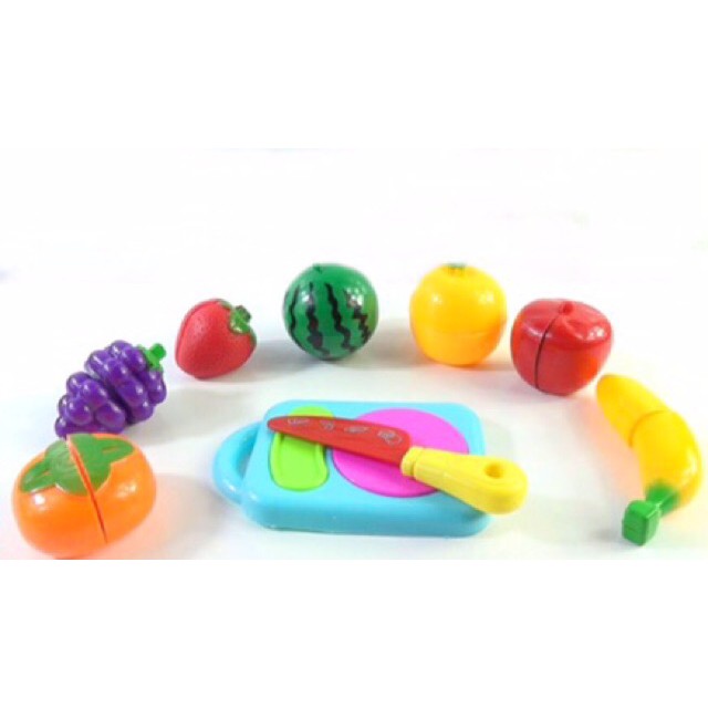 Đồ chơi cắt hoa quả - rau củ nhựa cho bé