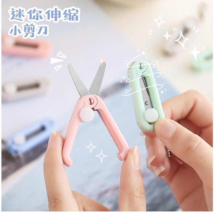 Y&amp;X Kéo cỡ nhỏ đa năng xinh xắn có thể gấp gọn tiện lợi